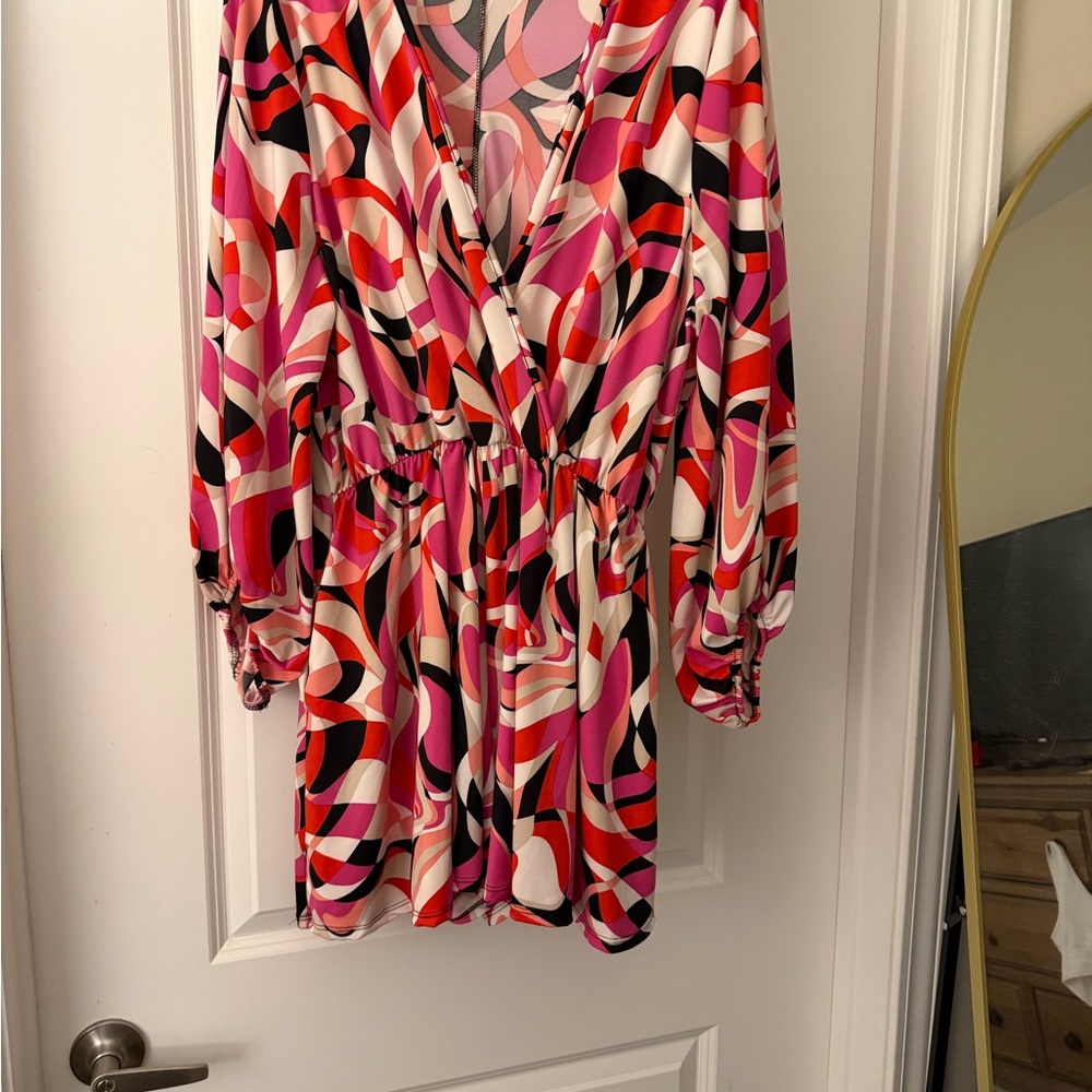 Chic Multicolor Abstract Jumpsuit